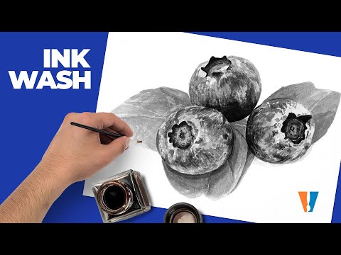 Ink Wash - How to Paint with Ink