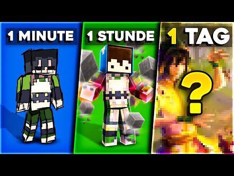 Ich code MINECRAFT SUPERKRÄFTE in 1 Minute, 1 Stunde und 1 Tag