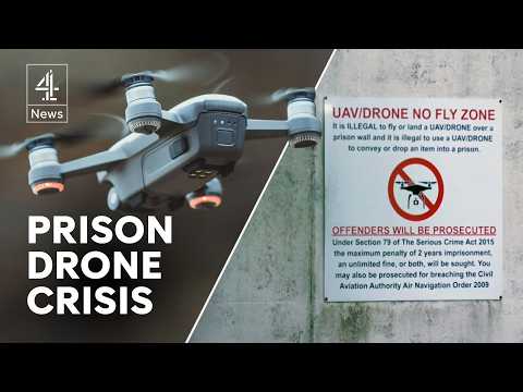 Drone incidents in prisons up 1,000% in five years