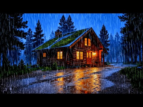 Rain Sounds For Sleeping – 99% Instantly Fall Asleep With Natural Rainstorm At Night