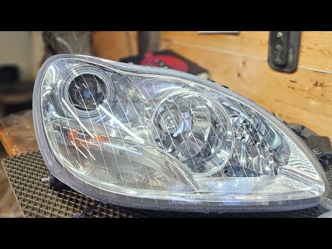 Mercedes w220 - installation of Bi-LED lenses DIXEL BI-LED DT3252.