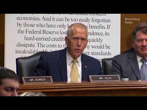 Sen. Tillis Calls for End to Powell Probe During Warsh Hearing