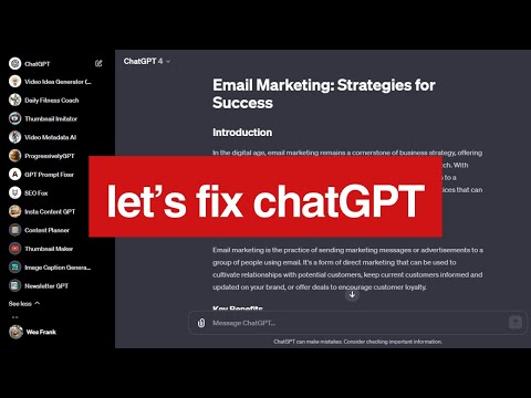 ChatGPT has gotten WORSE. Here's why and how to fix it