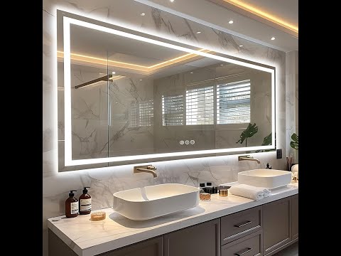 Review: EchosLife 96"x36" LED Bathroom Mirror – Front & Backlit Luxury