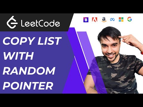 Copy List With Random Pointer (LeetCode 138) | Full Solution with animations and 3 step process