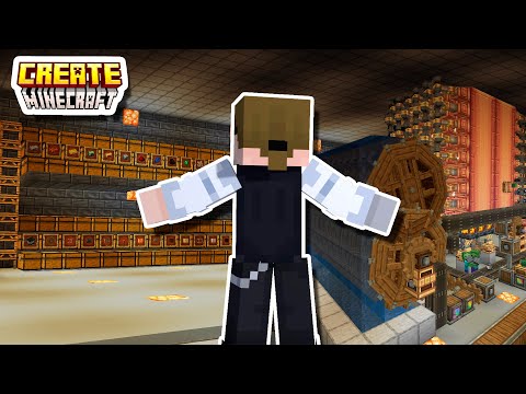 Я создал подземный город: Выживание с Create [100 дней на всё]