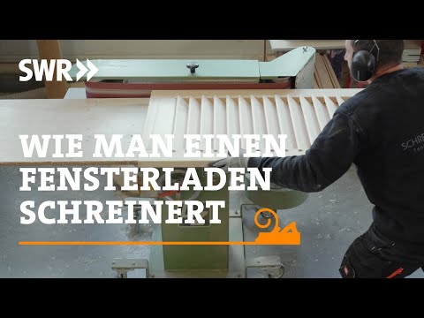 How to carpenter a window shutter | SWR Craftsmanship