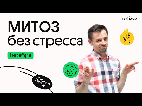 МИТОЗ и Деление клетки на ЕГЭ по Биологии. Даниил Дарвин. Вебиум