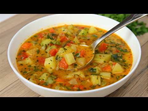 This soup is a powerful fat burner! Cleanse the body and lose weight! I eat it day and night!