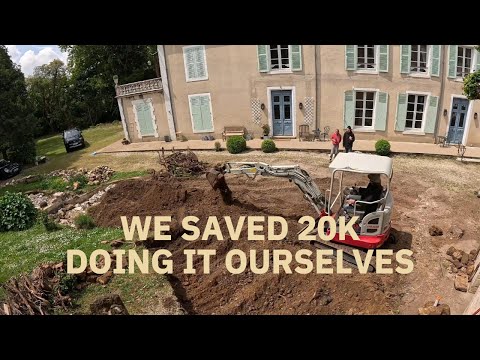 How we saved 20k - by building a reclaimed stone wall ourselves #restoration #diy #renovation