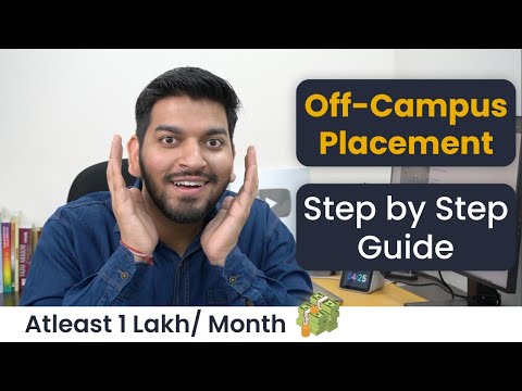 Complete Guide for Off-Campus Placement || Btech/MCA students || Earn atleast 1Lakh/month