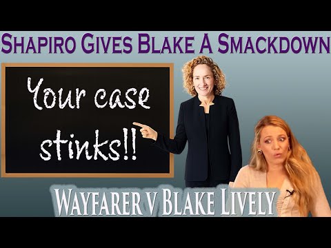 Shapiro Gives Blake a Smackdown in Response to Her Opposition to the Motion for Summary Judgment
