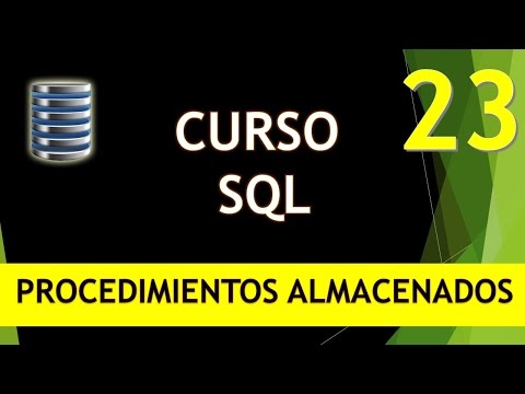 SQL Course. Stored Procedures I. Video 23