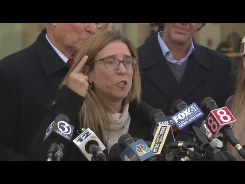 Family of Michelle Troconis make impassioned remarks outside courthouse following guilty verdict