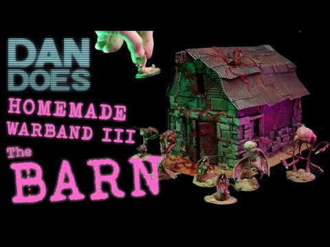 How to Make Your Own Barn for Wargaming Terrain
