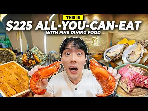 I Tried $225 All-You-Can-Eat Fine Dining Restaurant!