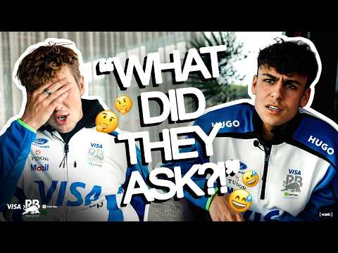 Asking F1 drivers the REAL questions | Get to know Liam Lawson and Arvid Lindblad