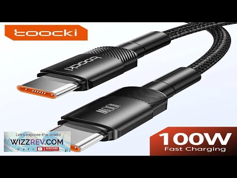 Toocki 100W Type C to USB C Cable PD 3.0 Quick Charge