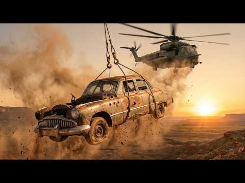 Abandoned 1949 Buick Roadmaster in the Desert | Extreme Rust ASMR Restoration to Deep Black Luxury