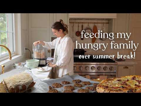 Easy Summer Meals & Snacks for Hungry Kids | Smoker Pizza, Healthy Breakfast Cookies & FRESH Foods!