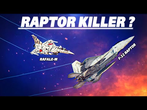 F-22 Raptor Vs Rafale-M - It Was Over Before It Began | Digital Combat Simulator | DCS |