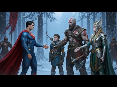 What If Superman Landed in the God of War Universe