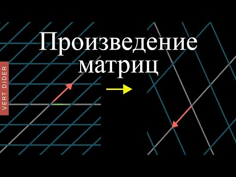 Суть линейной алгебры: #4. Произведение матриц, или композиция преобразований [3Blue1Brown]