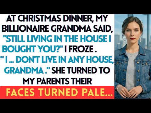 My Billionaire Grandma Said, Still Living In The House I Bought You At Christmas Dinner  I Froze…