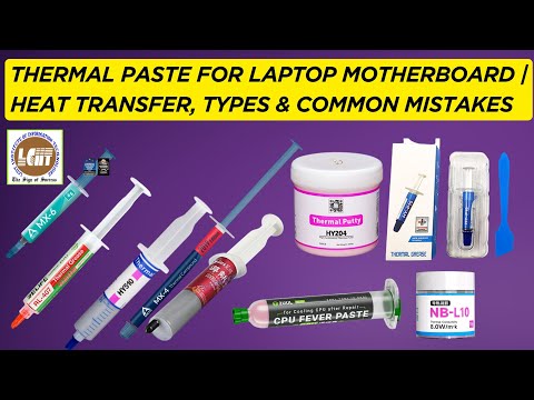 Thermal Paste for Laptop Motherboard | Heat Transfer, Types & Common Mistakes (Hindi)