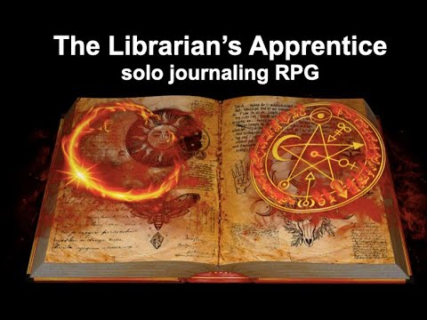 The Librarian's Apprentice--solo journaling RPG in an infinite library