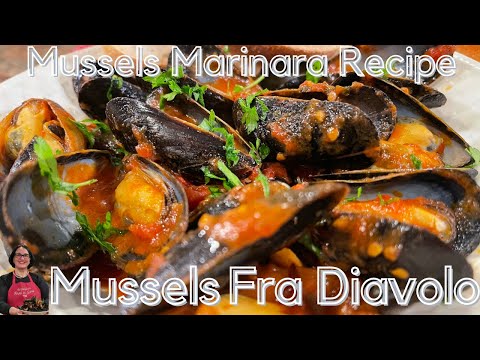 Mussels Fra Diavolo - Mussels Marinara Recipe - How to make mussels in tomato sauce.
