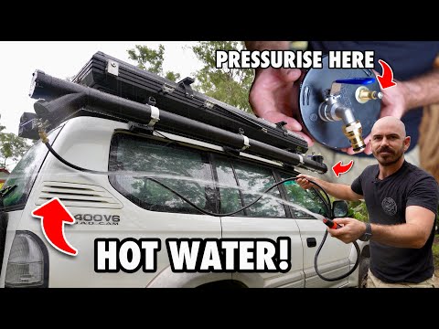 DIY Vehicle Water Storage: Roof Top, Pressurised, Hot Water