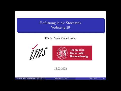 Vorlesung 29: 12.1:GGZ, 12.2: Der Zentrale Grenzwertsatz