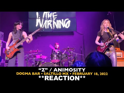 Musicians REACT to The Warning: "Z", Animosity (Saltillo MX, February 18 2022)
