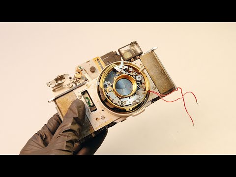 This amazing 60-year-old vintage camera is resurrected - 1963 minolta hi-matic 7 restoration.
