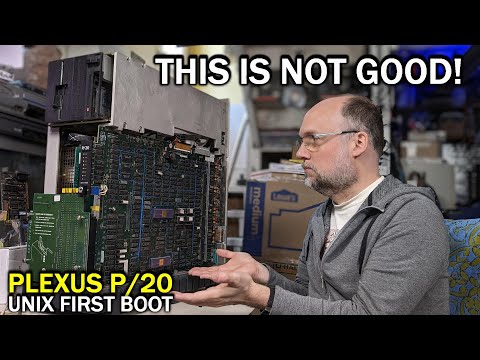 Booting UNIX on the Plexus P/20 didn't go to plan