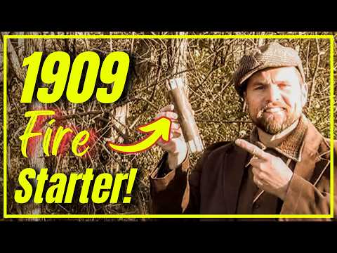 DIY 1909 Fire Kindler: A Timeless Way to Start Campfires