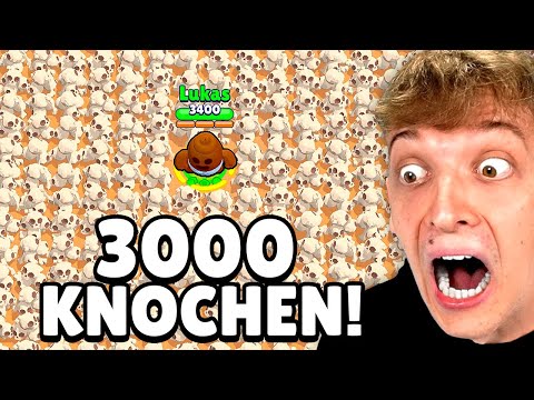 ALLE BRAWLER vs 3000 KNOCHEN! 🦴 BRAWLER BATTLE!