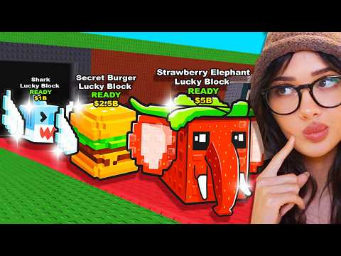 $0 to $1 BILLION using only Lucky Blocks in Steal a Brainrot!