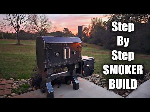 How To Build A Offset Smoker | Complete BBQ Cooker Build
