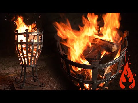 Blacksmithing - Forging a fire basket or brazier