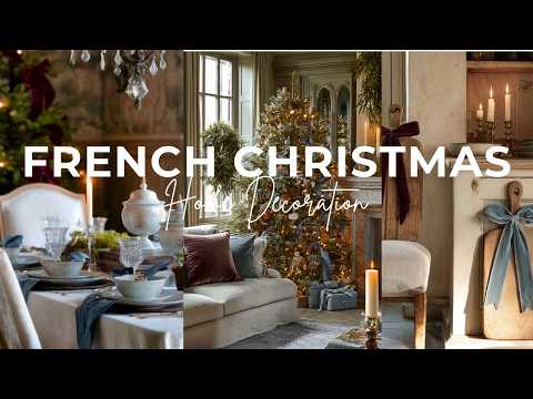 Creating FRENCH COUNTRY Aesthetics At Home For Christmas | Rustic Christmas Decoration Ideas
