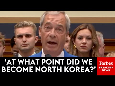 FULL REMARKS: Nigel Farage Issues Dire Warning To Congress About Threats To Free Speech In The West