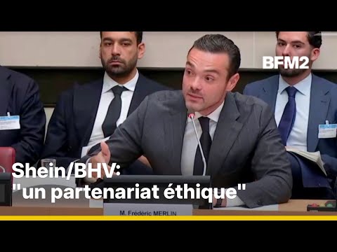 Shein: le patron du BHV face aux députés #BFM2