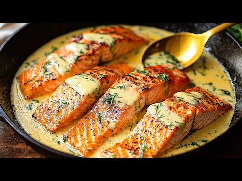 Healthy and SO DELICIOUS! A Quick & Easy way to Cook Salmon in an Amazing Sauce!