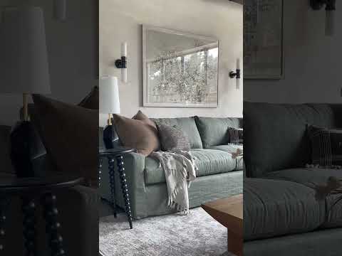 Airy and organic living room styling 🤍 #interiordesignideas #neutralhome #homedecor