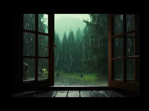 Relaxing Rainstorm Sounds | 3 Hours of Heavy Rain for Sleep, Focus & Stress Relief