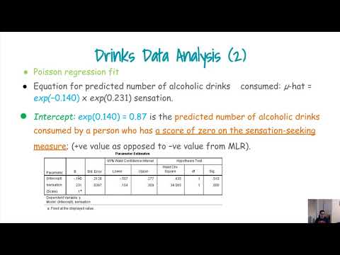 Poisson and Negative binomial regression: overdispersion