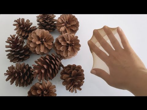 I MAKE SO MANY AND SELL THEM ALL! Check Out What I Made With Pine Cones and Women's Stockings