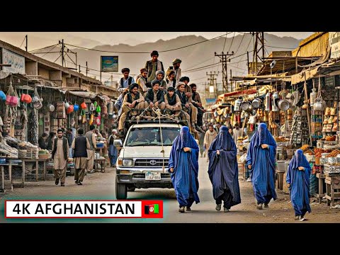 🇦🇫 Afghanistan Daily Life | Nangarhar Jalalabad Streets 4K Walking Tour | 4K Afghanistan
